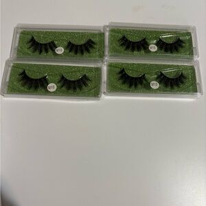 Set of Dramatic Black False Eyelashes